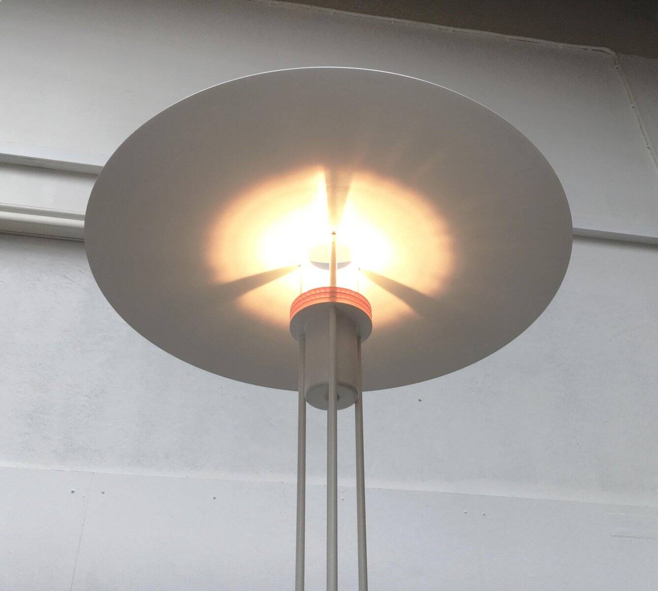 Lampadaire en métal danois de Frandsen, 1989