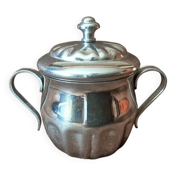 Sucrier  inox vintage