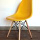 Pair of Yellow DSW Chairs by Charles and Ray Eames for Herman Miller
