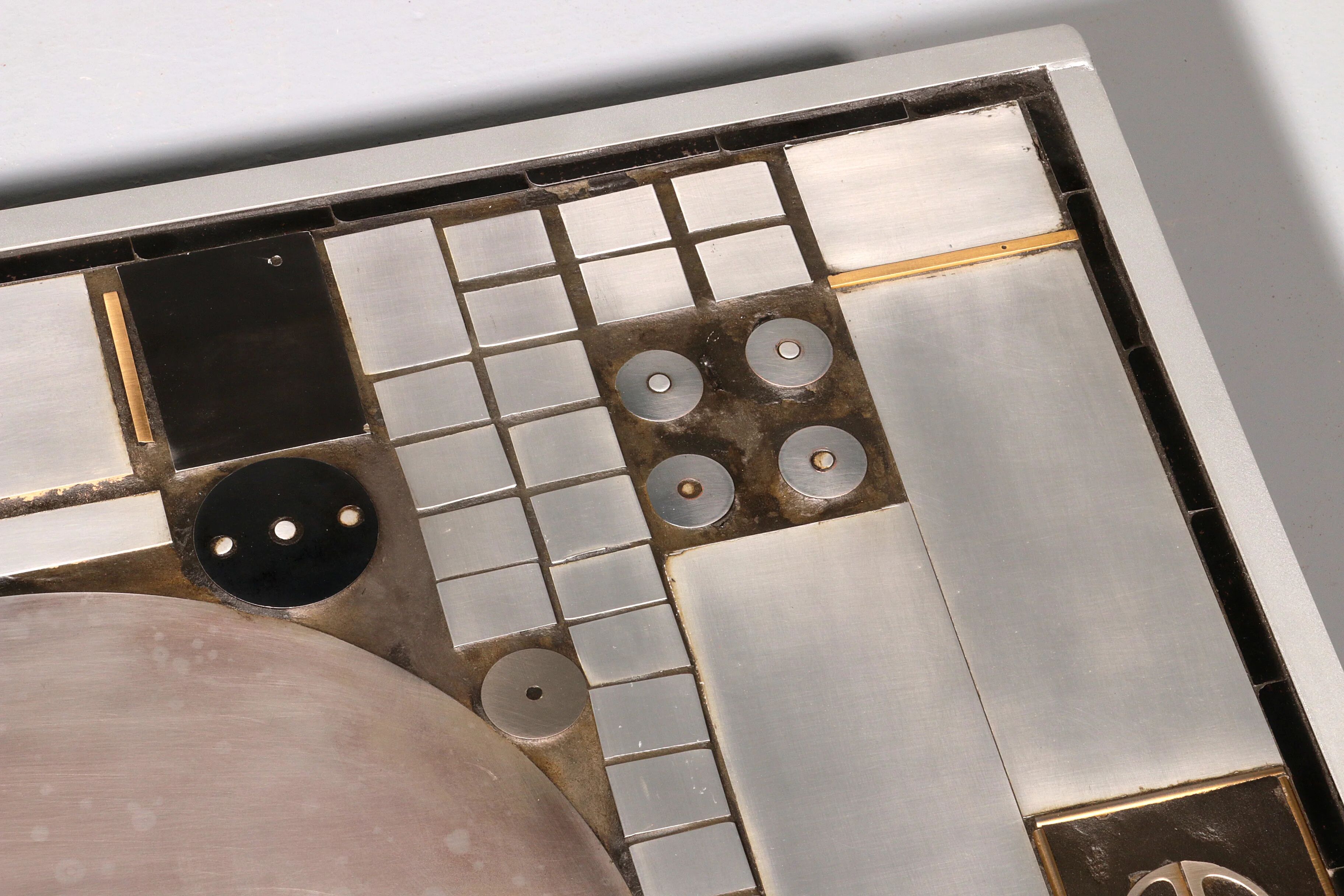 Brutalist coffee table by Raf Verjans