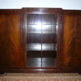 English mahogany library