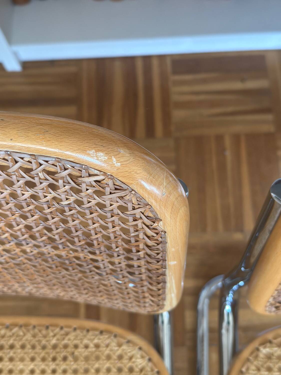 Marcel Breuer Cesca B32 chairs Knoll edition