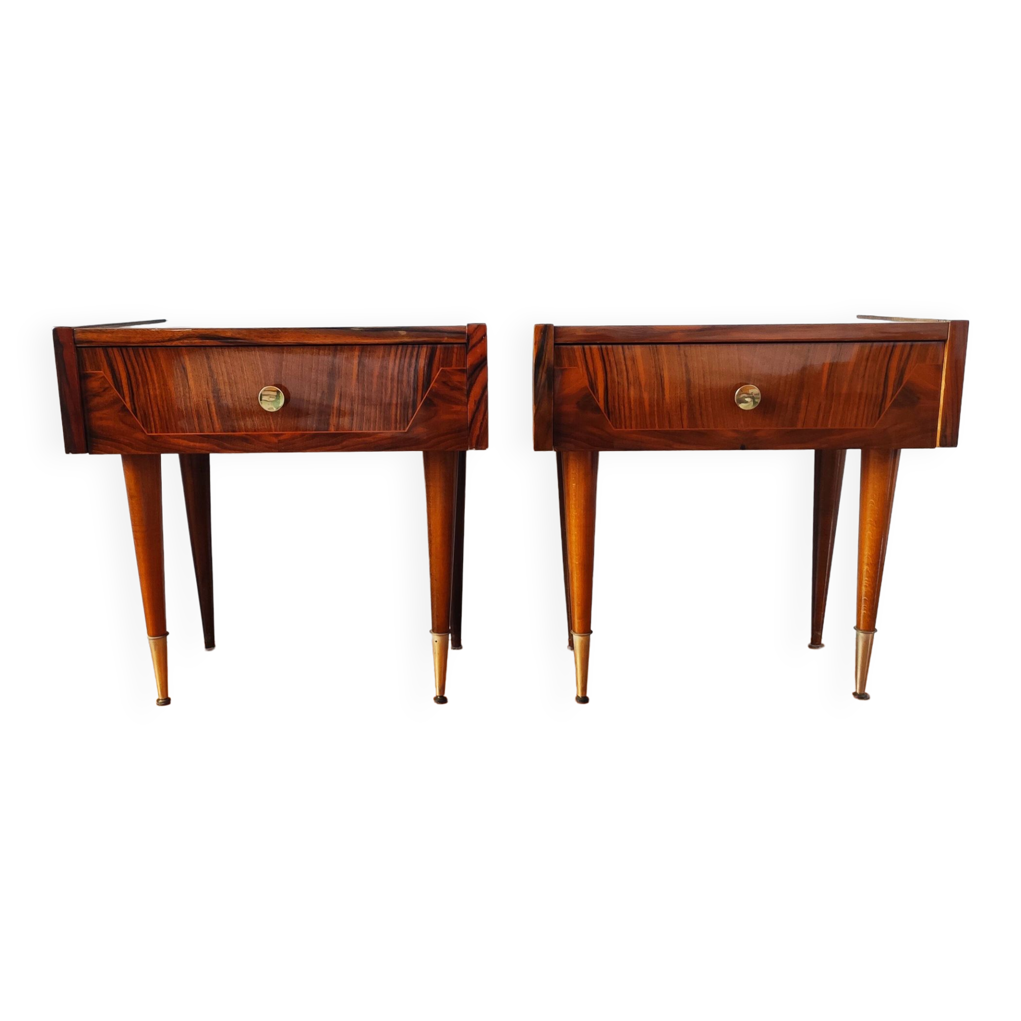 Pair of vintage bedside tables