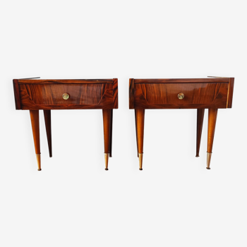 Pair of vintage bedside tables