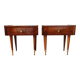 Paire de tables de chevet vintage