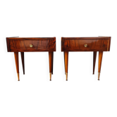 Paire de tables de chevet vintage
