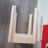 Tabouret design neuf carré en bois japandi collection simplicity