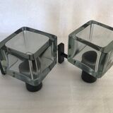 Pair of Flavio Poli sconces for Murano glass Seguso