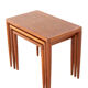 3 tables gigognes par Henry W. Klein pour Bramin