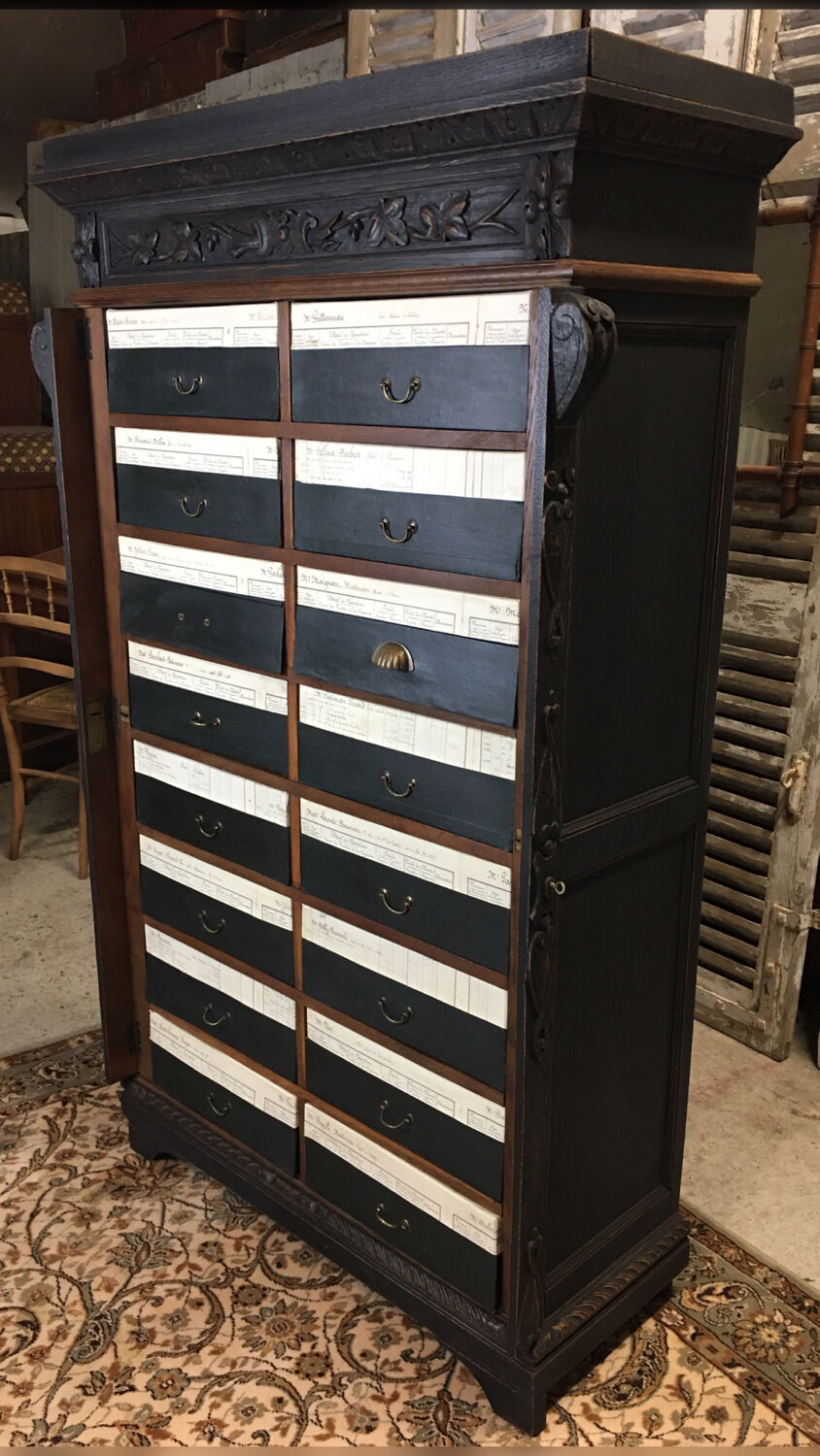 "Cartonnier" furniture from the XIXth