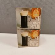 Original Irish coffee glasses from Arabia Finland, estimated 1980s, designed by Heikki Orvola