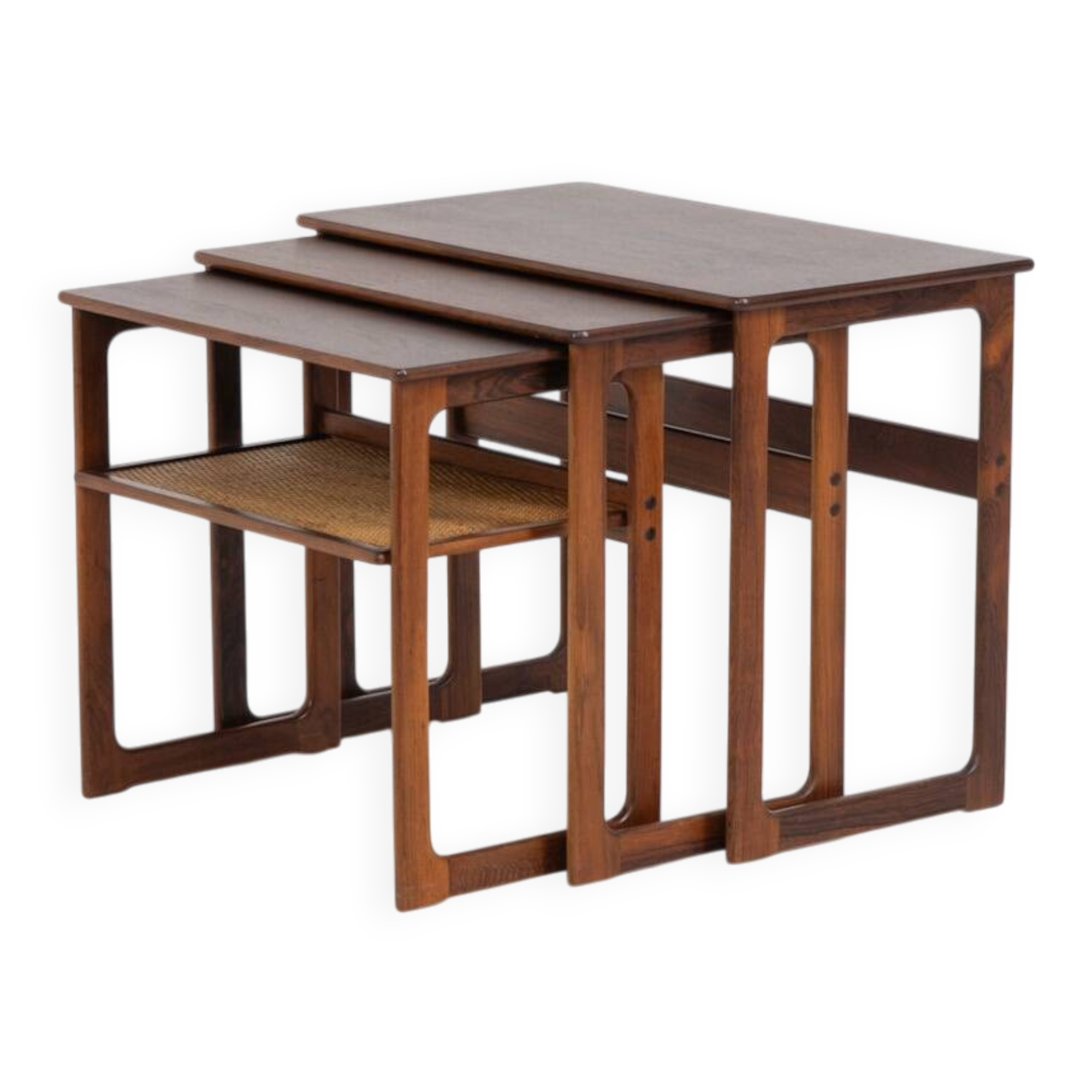 "Model 219" nesting tables by Johannes Andersen & Illum Wickelso