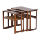 Nest of tables "Model 219" by Johannes Andersen and Illum Wickelso