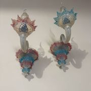 Murano glass wall lights from the 1960s