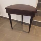 Pair of half-moon bedside tables 60 years