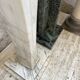 Set of 4 marble columns or pedestals.