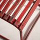 Antique red garden chairs (c.1920). Set of 4 pieces #37