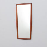 Mid-century Danish teak geometrical mirror frame from Jansen Spejle, 1960s