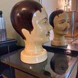 Exhibition head in West German pottery by Scheurich model 701