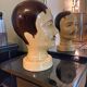 Exhibition head in West German pottery by Scheurich model 701