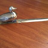 Vintage gold brass paper cutter