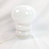 Lampe verre 70s vintage space age art déco