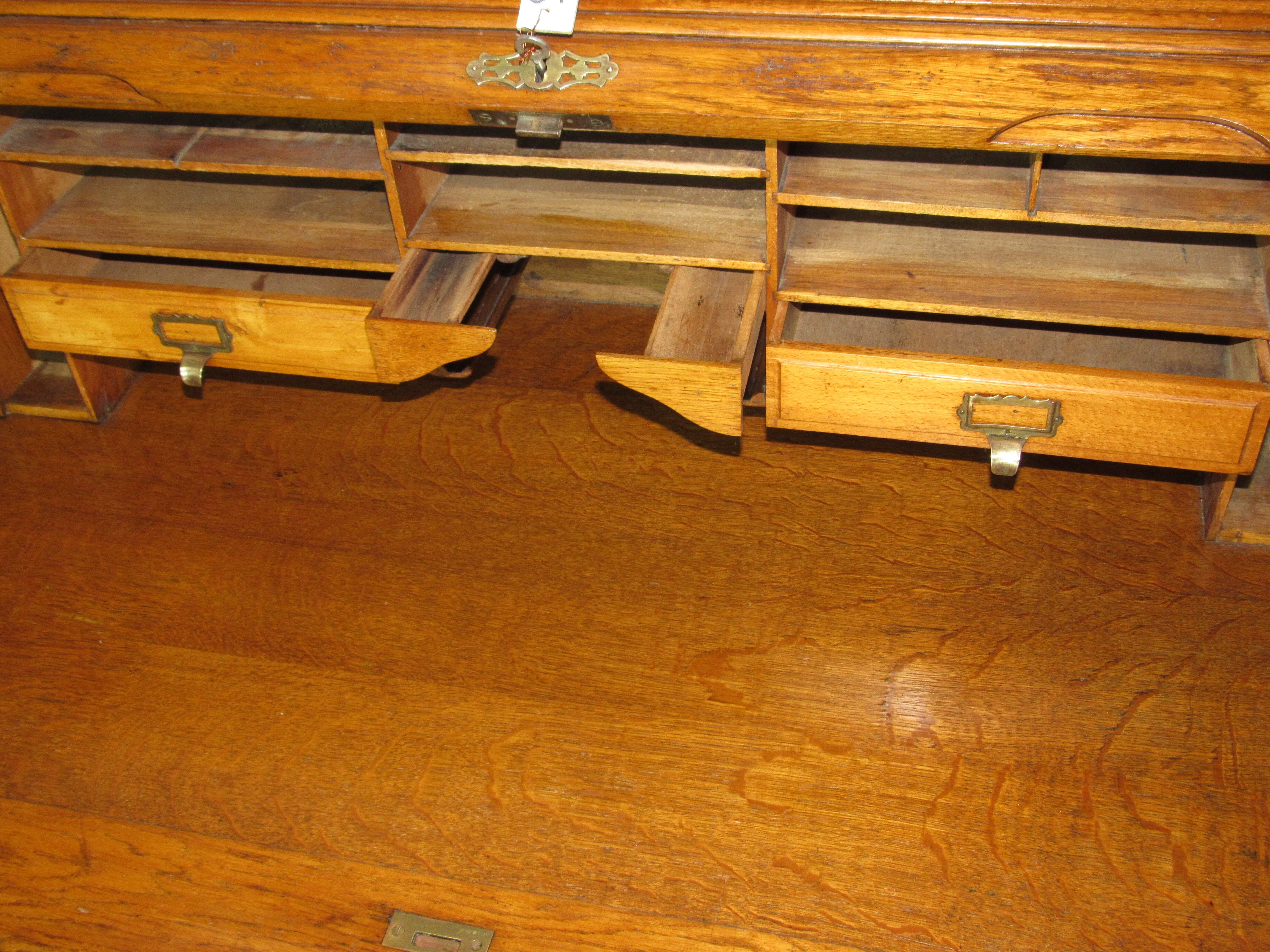 American light oak desk