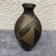 Vase art deco en dinanderie travail français vers 1930 1940