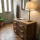 Antique workshop furniture with 6 drawers