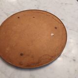 Round brass tray and mirror
