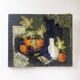 Painting "Oranges and grapes" signed Antoinette Cleper