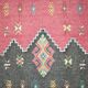 Soumak Kilim Rug 140 x 96 cm antique Handwoven Shahsavan