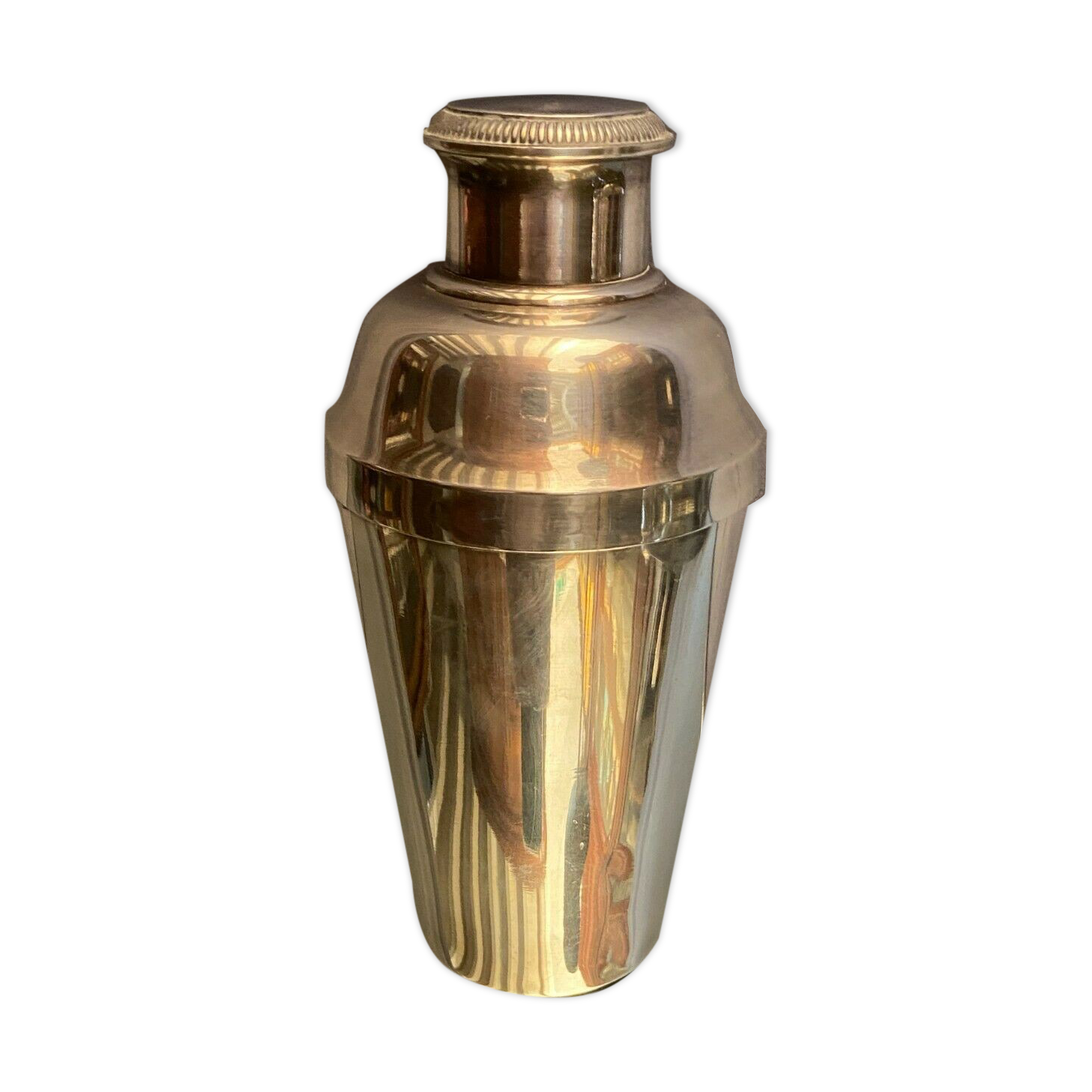 Silver metal shaker