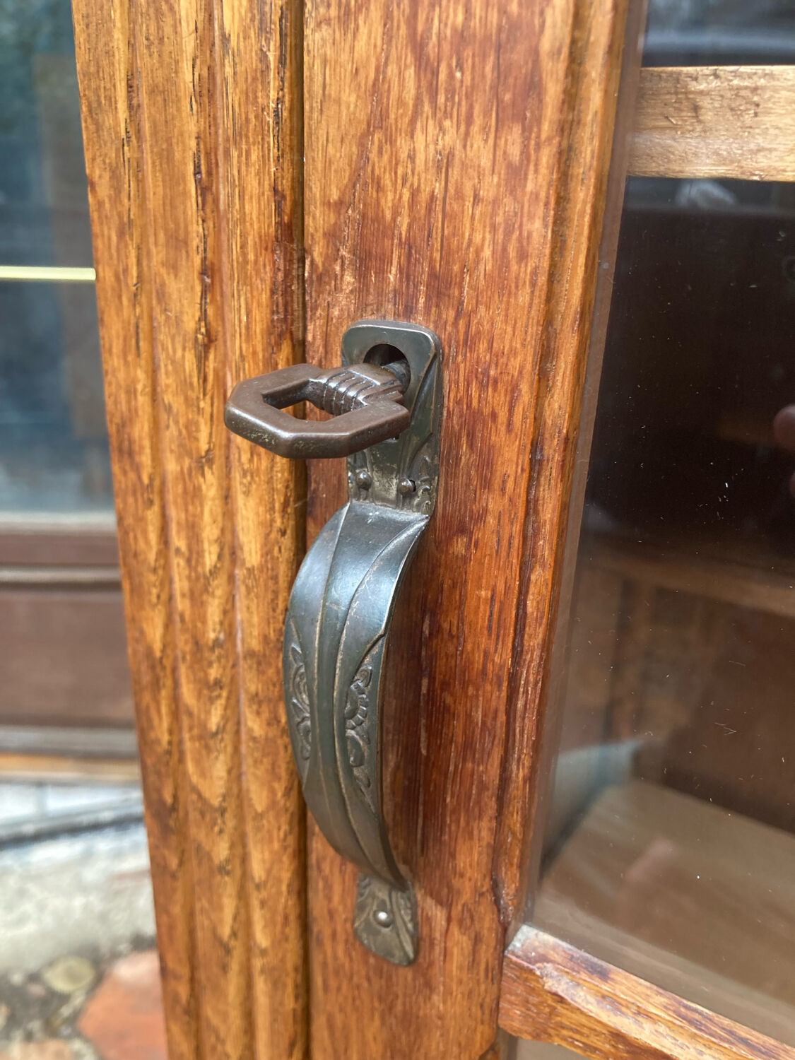 Armoire vitrée art déco