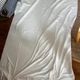 Large antique fabric in a blend of linen and ecru cotton.