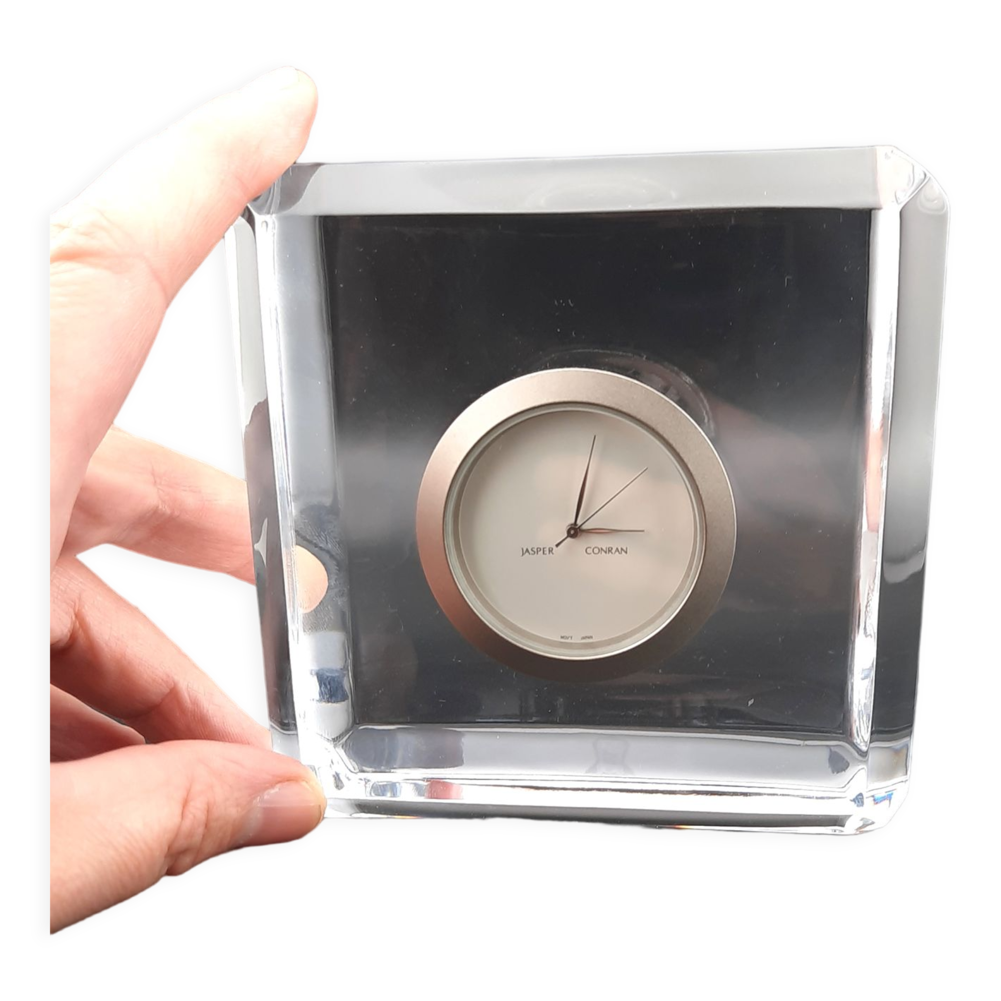 Waterford crystal glass Jasper Conran clock