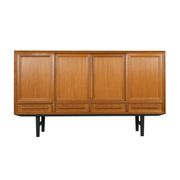 Buffet haut en chêne, design danois, années 1960, production : Danemark