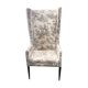 Jouy canvas ear chair