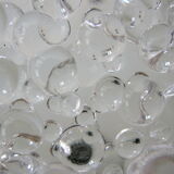 Ceiling lamp staff vintage 1960 glass & metal