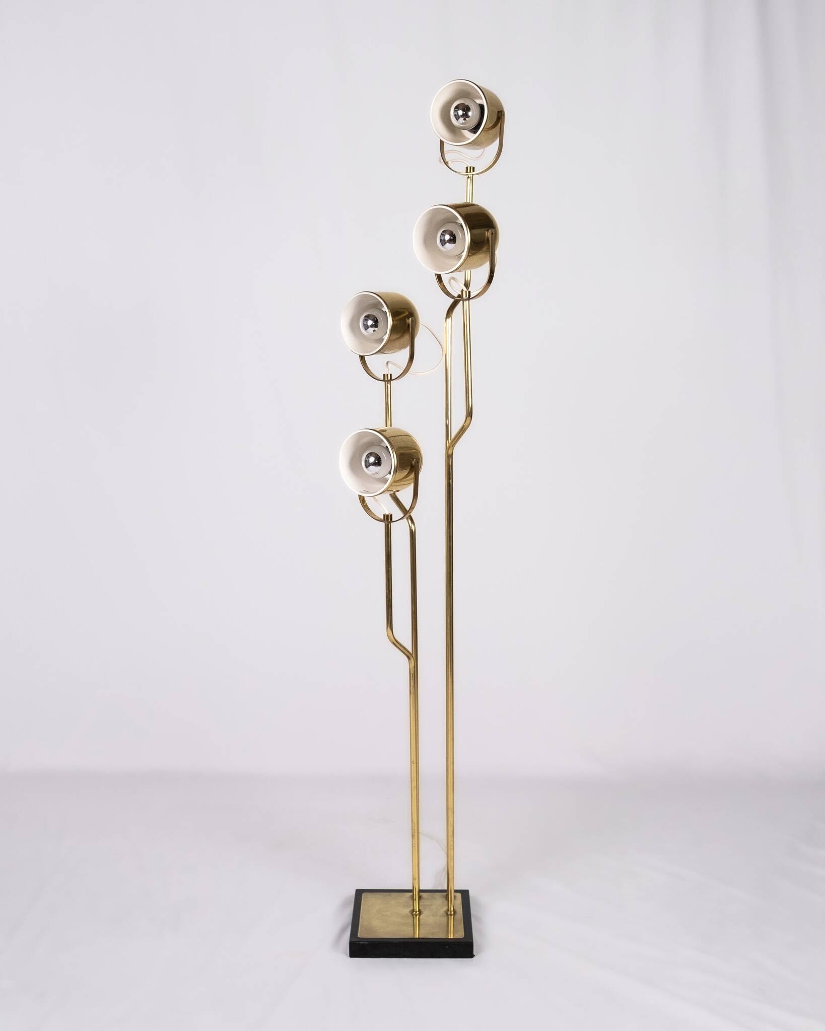 Lampadaire en laiton par Goffredo Reggiani, Italie, 1970