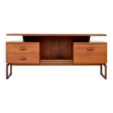 Bureau flottant en teck G Plan vintage. Livraison. Moderne / milieu du siècle.
