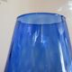 Italy vase in textured blue glass 70s