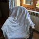 Antique crochet bedspread/plaid