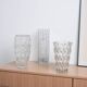 Crystal vase, Italian design, 1960s, manufactured in Italy