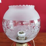 Glass globe lamp