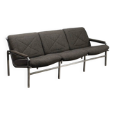 Canapé vintage Strässle design André Vandenbeuck en tissu 1960s-1970s