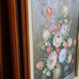 Framed and signed painting by Edmon Sanders