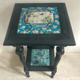 Longwy 19th-century enamels sellette