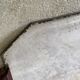 Large mirror of vintage art deco wooden fireplace 119 cm / 93 cm