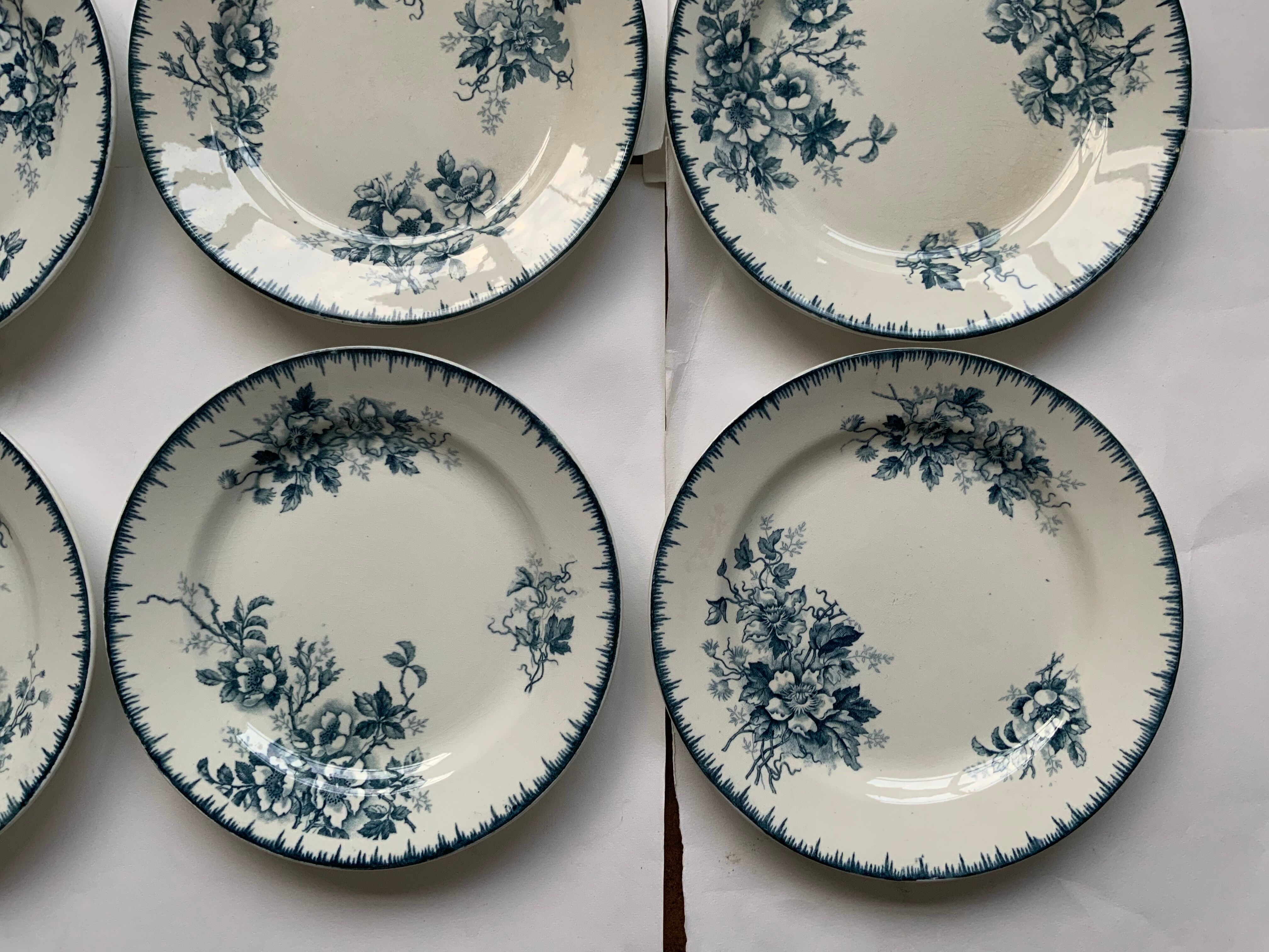 Set of 9 Iron Earth plates